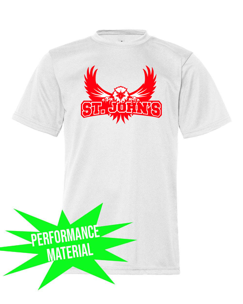 St. John's Performance Material design 3 T-Shirt