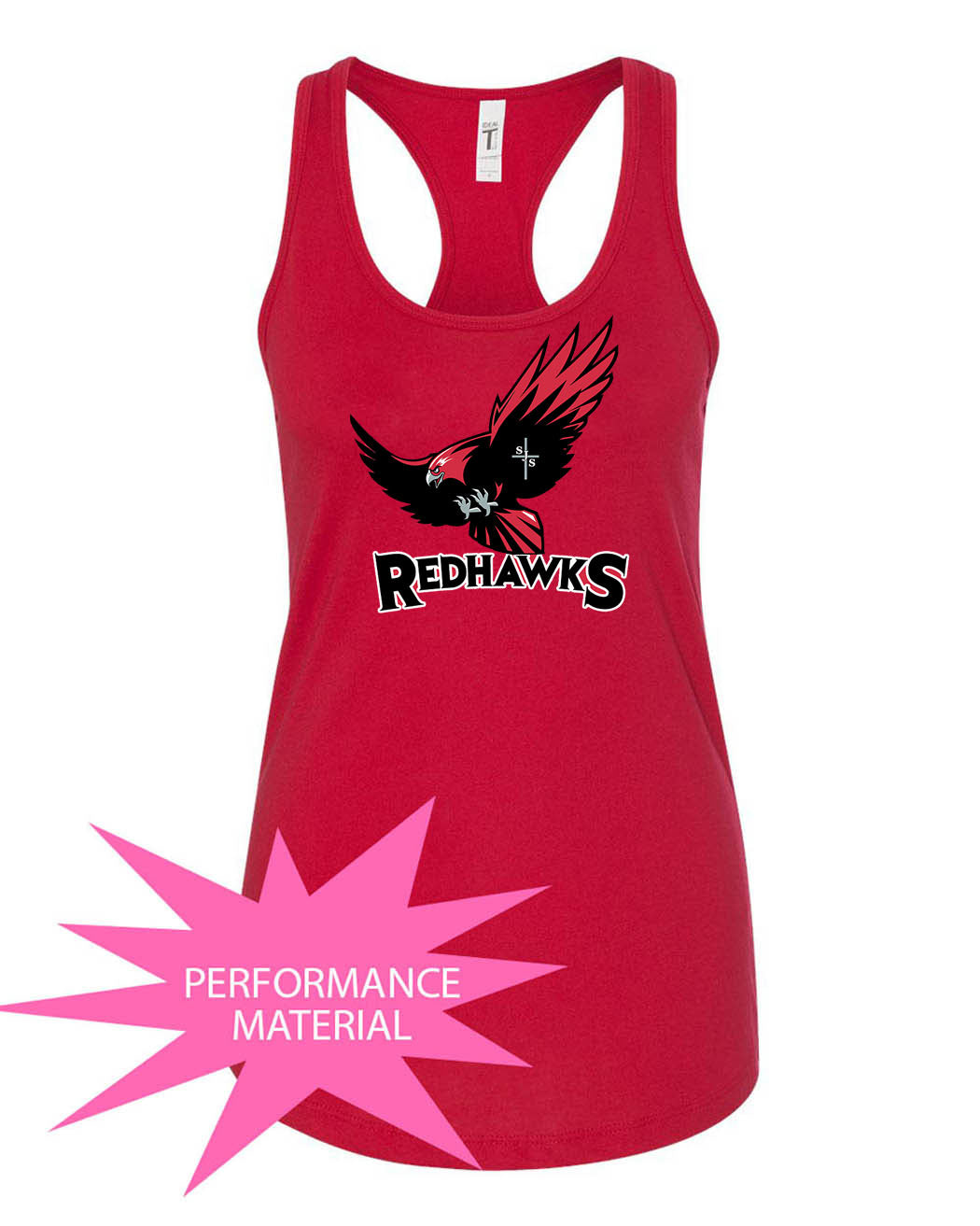 St. John's Design 5 Performance Racerback Tank Top