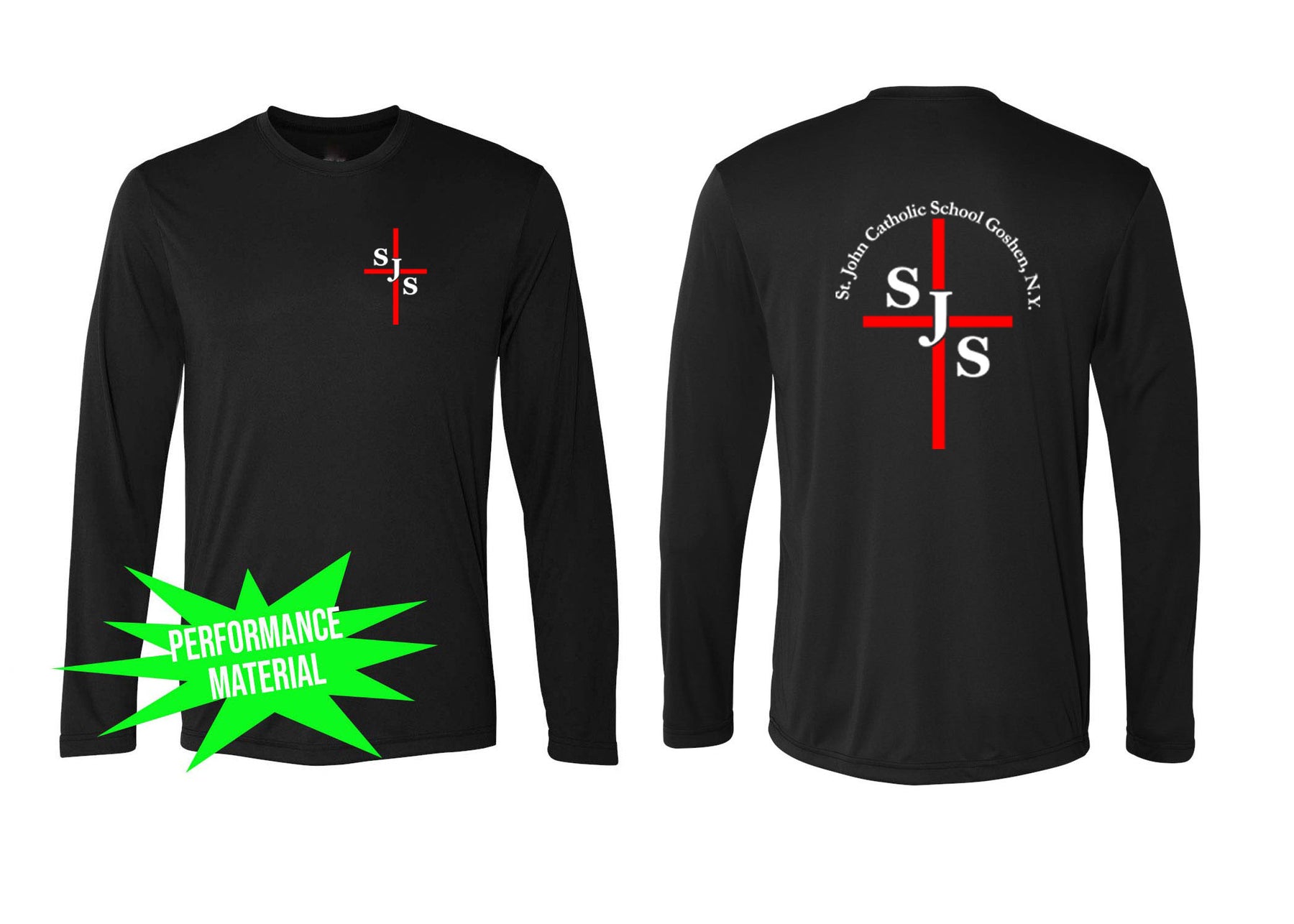 St. John's Performance Material Design 4 Long Sleeve Shirt