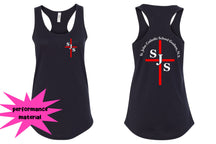 St. John's Design 4 Performance Racerback Tank Top