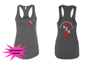 St. John's Design 4 Performance Racerback Tank Top