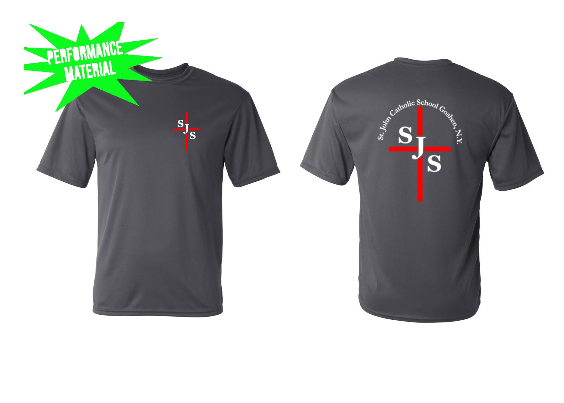 St. John's Performance Material design 4 T-Shirt