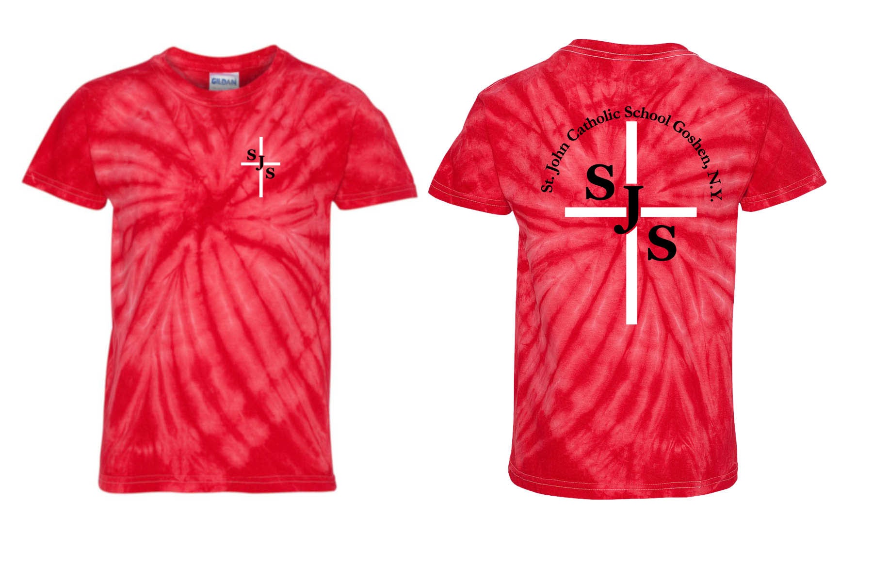 St. John's Tie Dye t-shirt Design 4