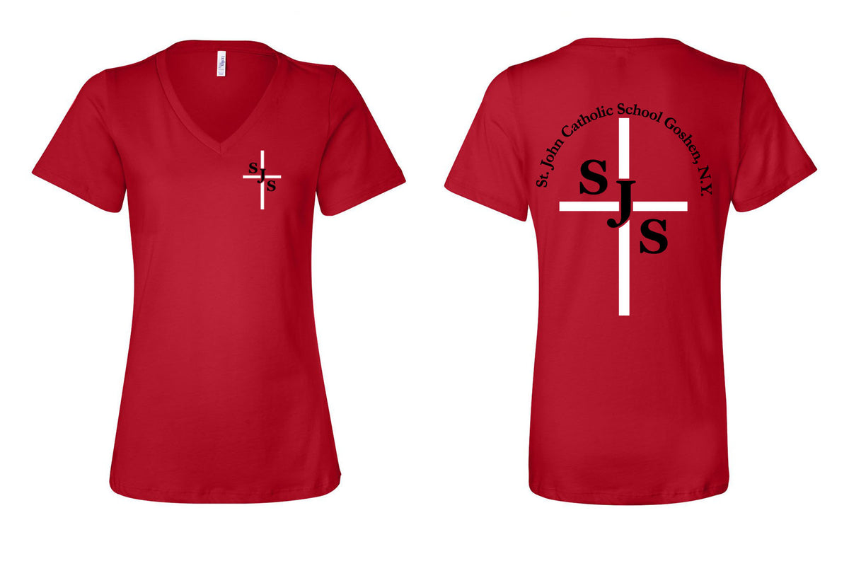 St. John's Design 4 V-neck T-Shirt