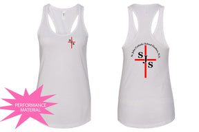 St. John's Design 4 Performance Racerback Tank Top