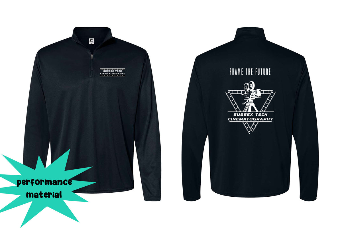 Sussex film Quarter Zip Long Sleeve Design 1