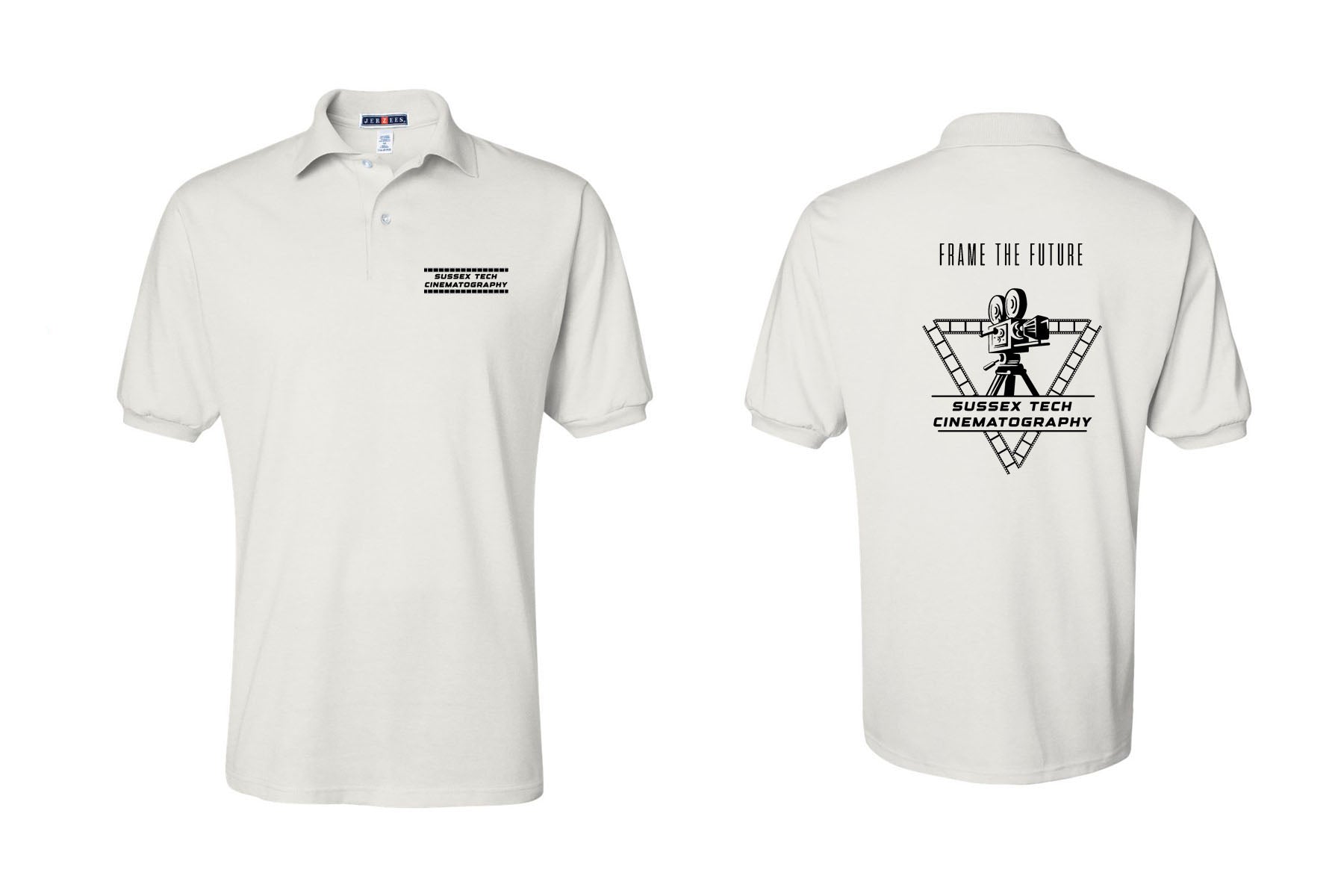 Sussex film Polo T-Shirt Design 1