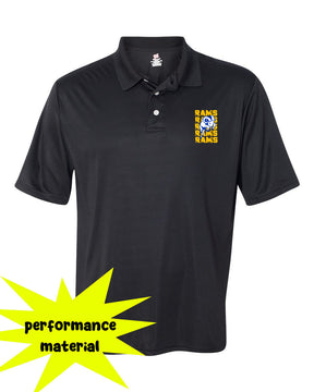 Sussex Middle Design 6 Performance Material Polo T-Shirt