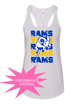 Sussex Middle School Design 6 Performance Racerback Tank Top