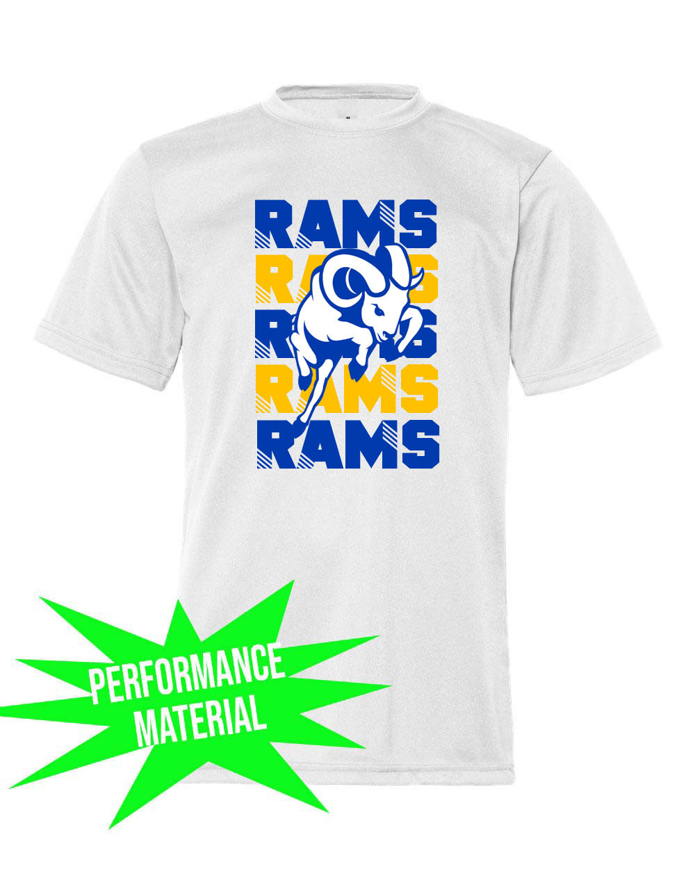 Sussex Middle Performance Material design 6 T-Shirt