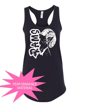 Sussex Middle School Design 7 Performance Racerback Tank Top