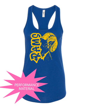 Sussex Middle School Design 7 Performance Racerback Tank Top