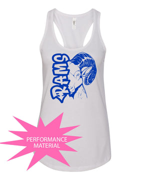 Sussex Middle School Design 7 Performance Racerback Tank Top