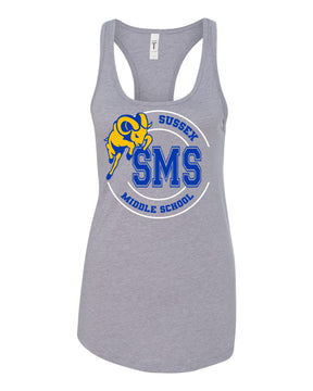 Sussex Middle Design 5 Racerback Tank Top