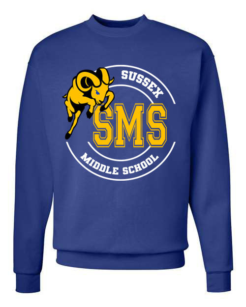 Sussex Middle Design 5 non hooded sweatshirt