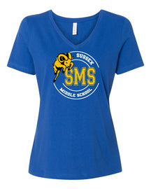 Sussex Middle Design 5 V-neck T-Shirt