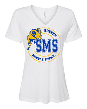 Sussex Middle Design 5 V-neck T-Shirt