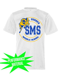 Sussex Middle Performance Material design 5 T-Shirt