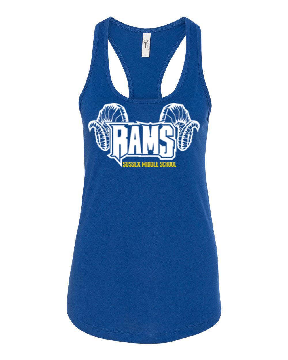 Sussex Middle Design 1 Racerback Tank Top