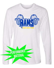 Sussex Middle Performance Material Design 1 Long Sleeve Shirt