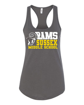 Sussex Middle Design 2 Racerback Tank Top