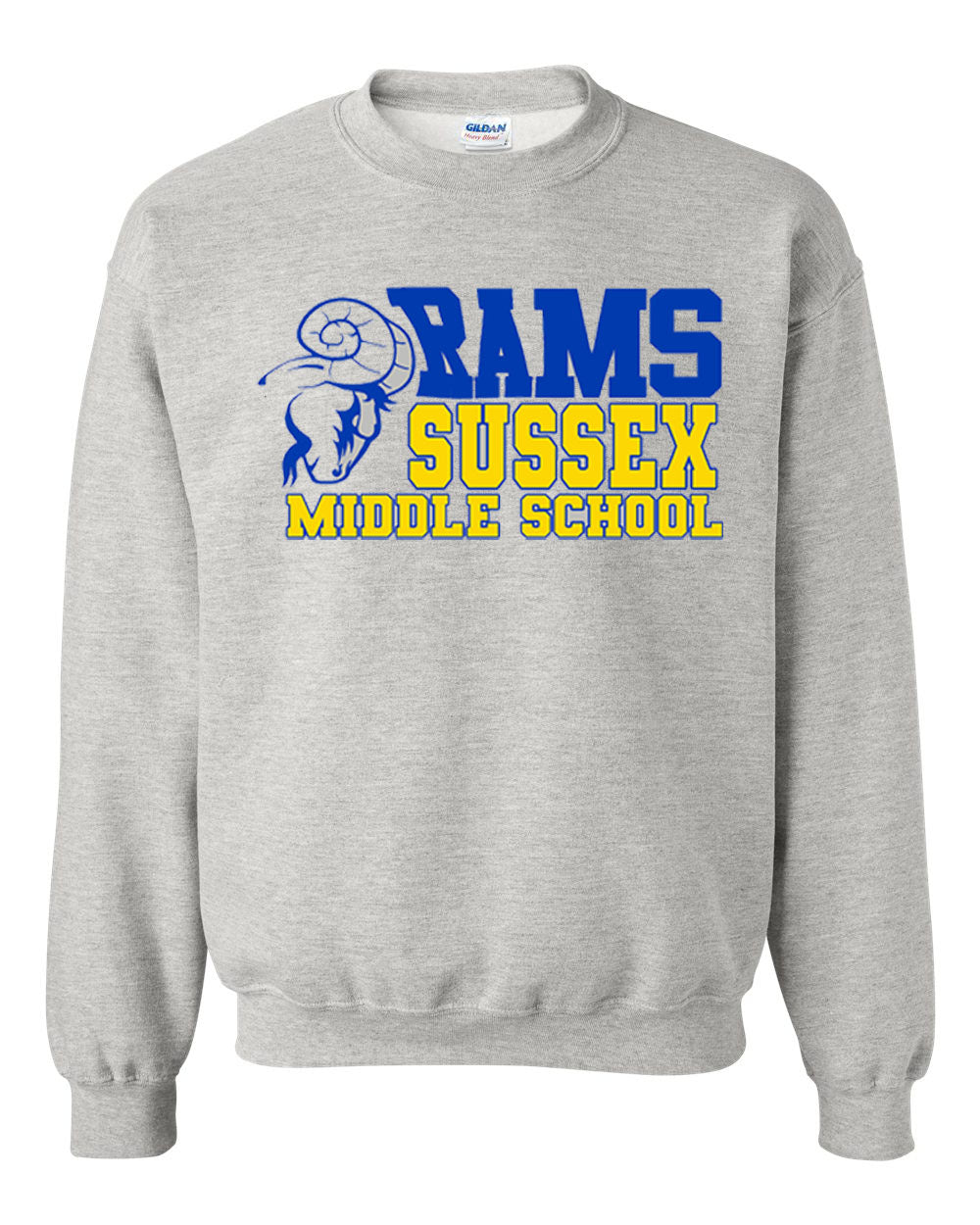 Sussex Middle Design 2 non hooded sweatshirt