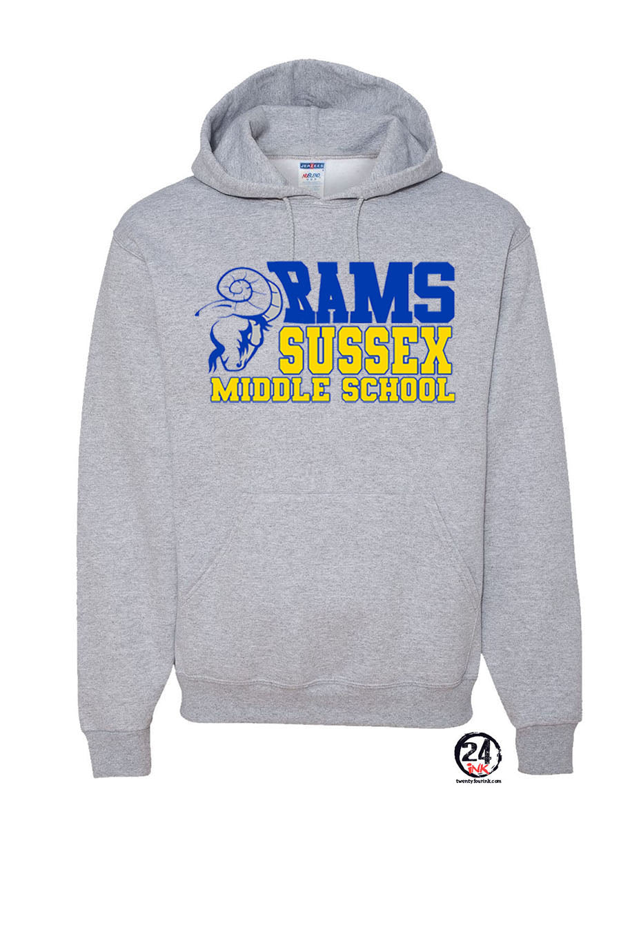 Sussex Middle Design 2 Hooded Sweatshirt