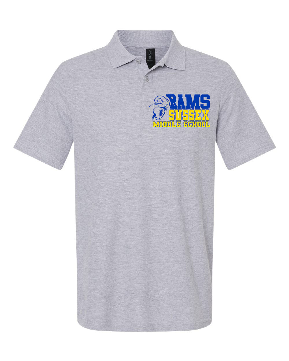 Sussex Middle design 2 Polo T-Shirt