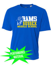 Sussex Middle Performance Material design 2 T-Shirt