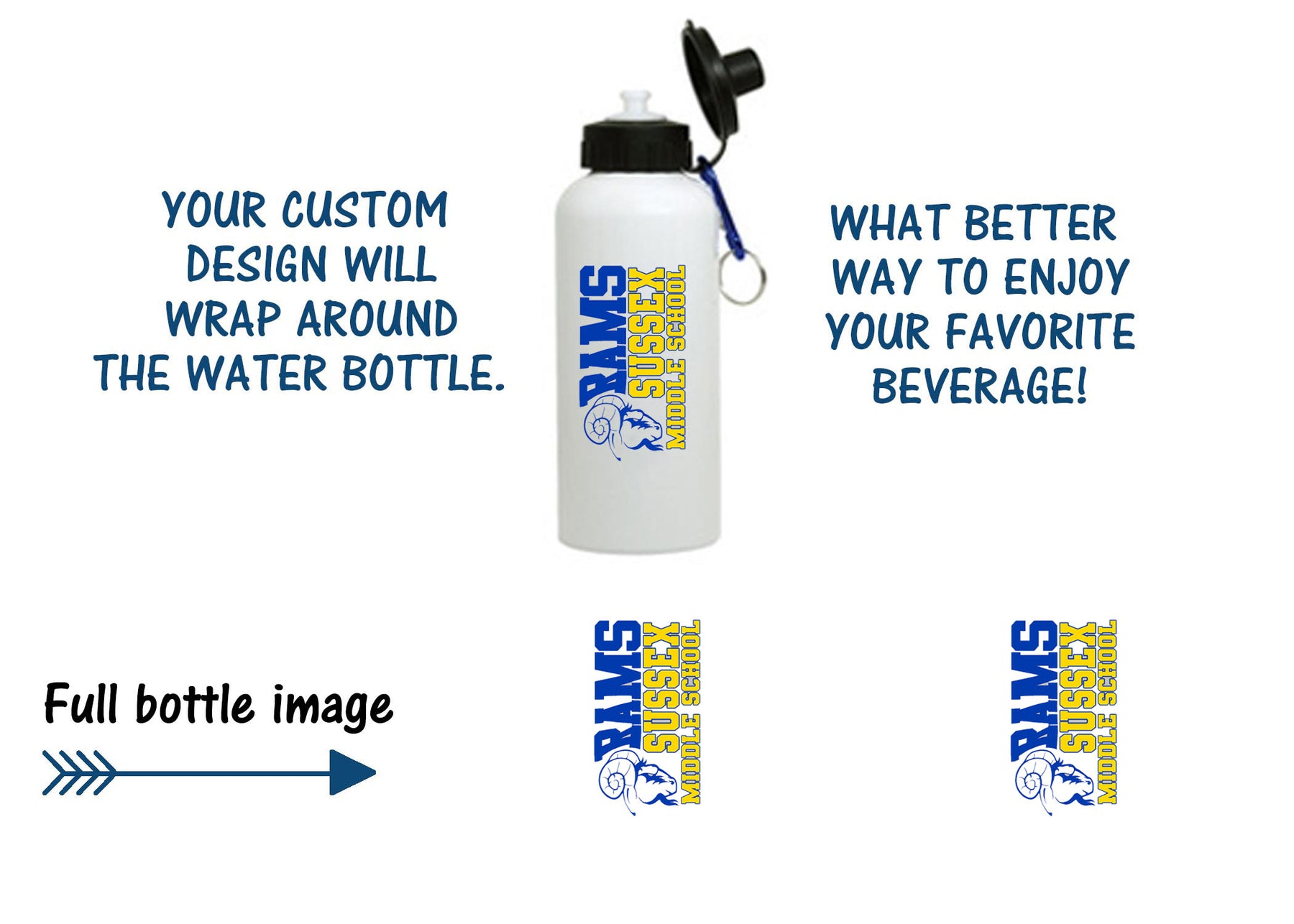 Sussex Middle Design 2 Water Bottle