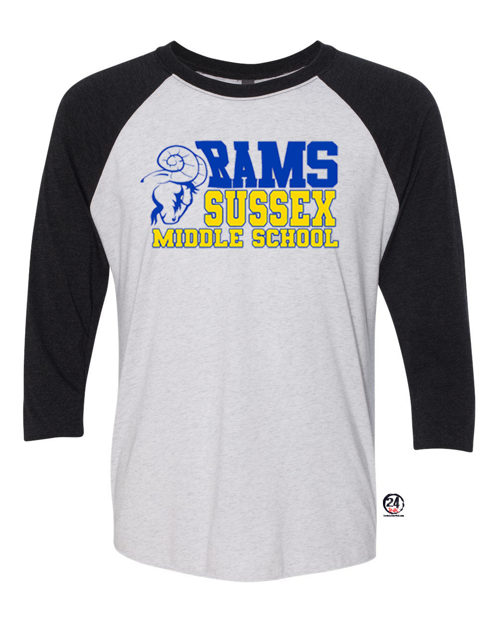 Sussex Middle Design 2 raglan shirt