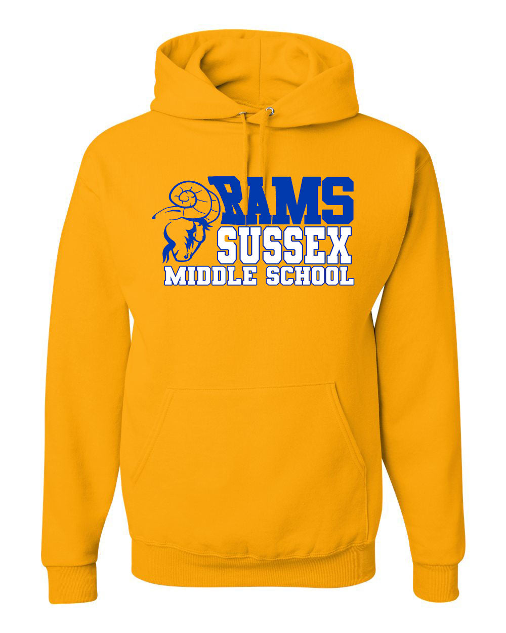 Sussex Middle Design 2 Hooded Sweatshirt