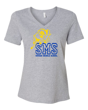 Sussex Middle Design 3 V-neck T-Shirt