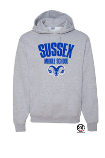 Sussex Middle Design 4 Hooded Sweatshirt