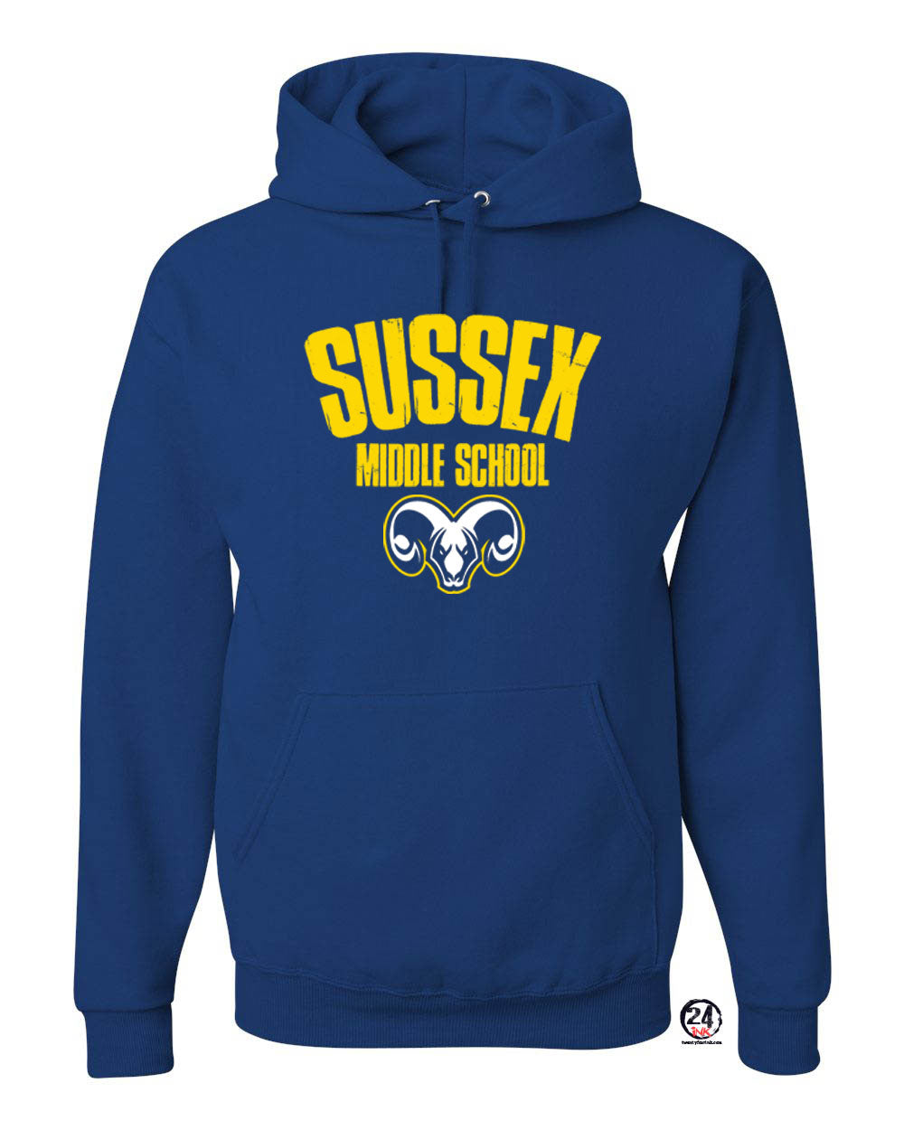 Sussex Middle Design 4 Hooded Sweatshirt