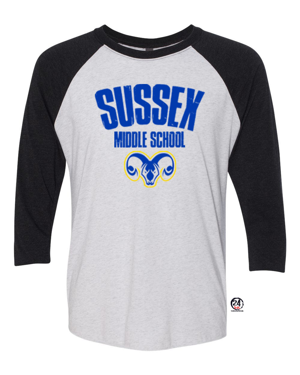 Sussex Middle Design 4 raglan shirt