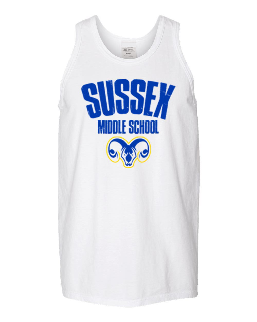 Sussex Middle design 4 Muscle Tank Top