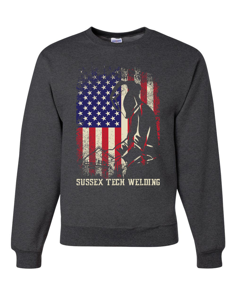 Sussex Tech Welding Design 5 non hooded sweatshirt