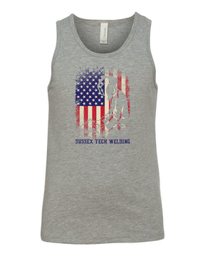 Tech Welding design 5 Muscle Tank Top