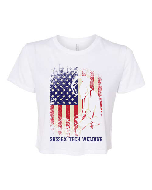 Sussex Tech Welding Design 5 crop top