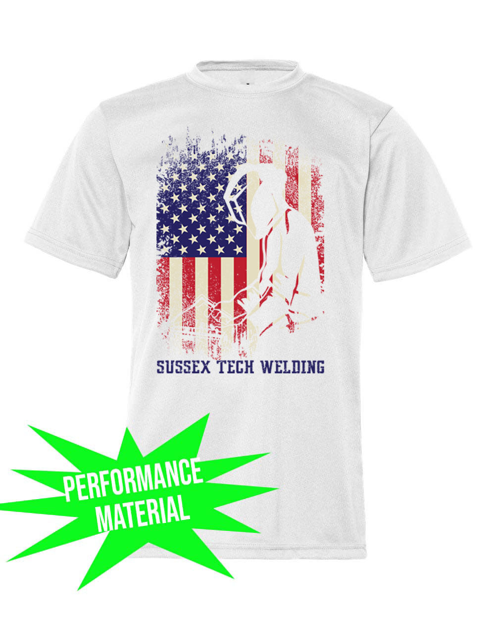 Sussex tech Welding Performance Material design 5 T-Shirt