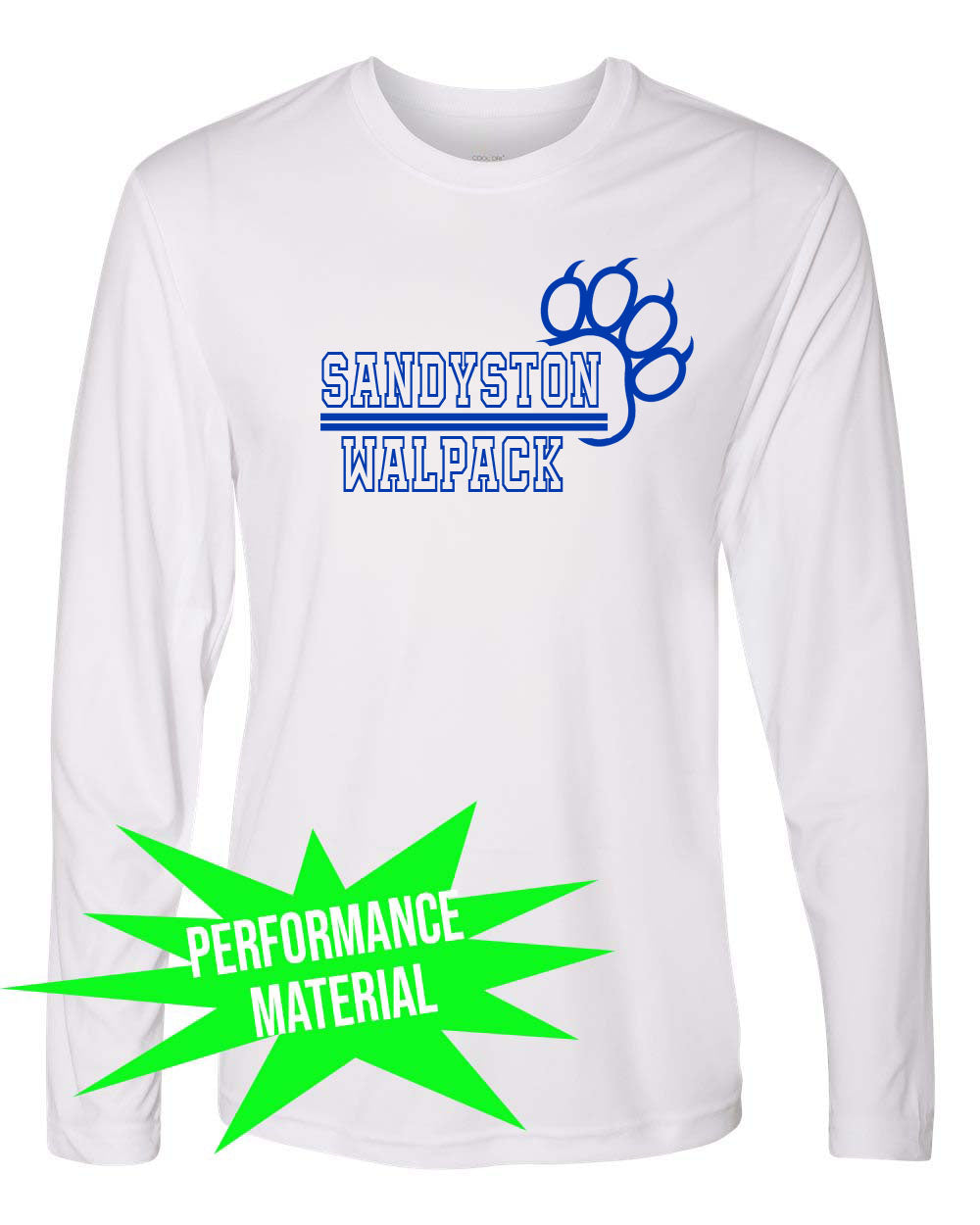 Sandyston Walpack Performance Material Design 16 Long Sleeve Shirt