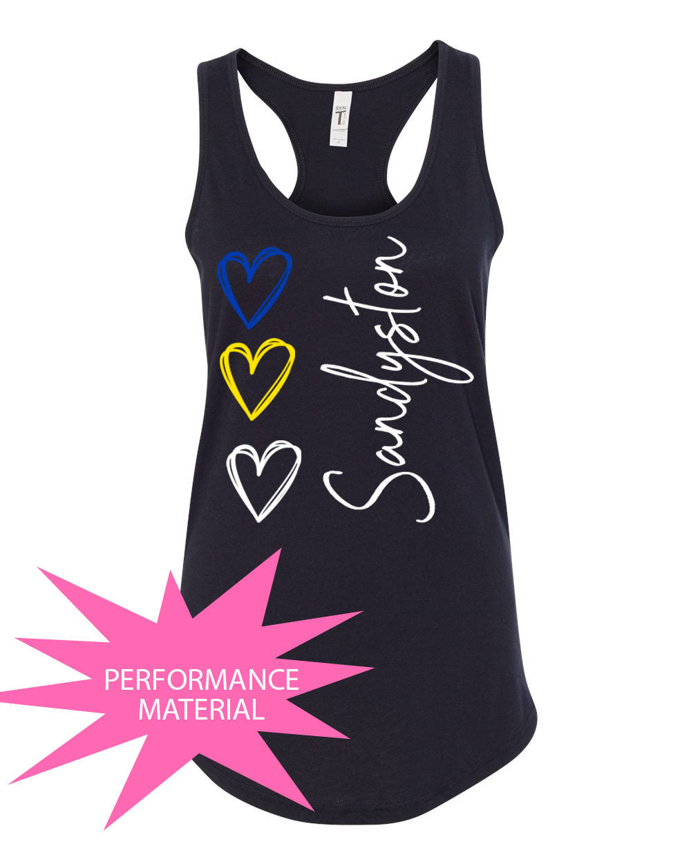 Sandyston Walpack Design 18 Performance Racerback Tank Top