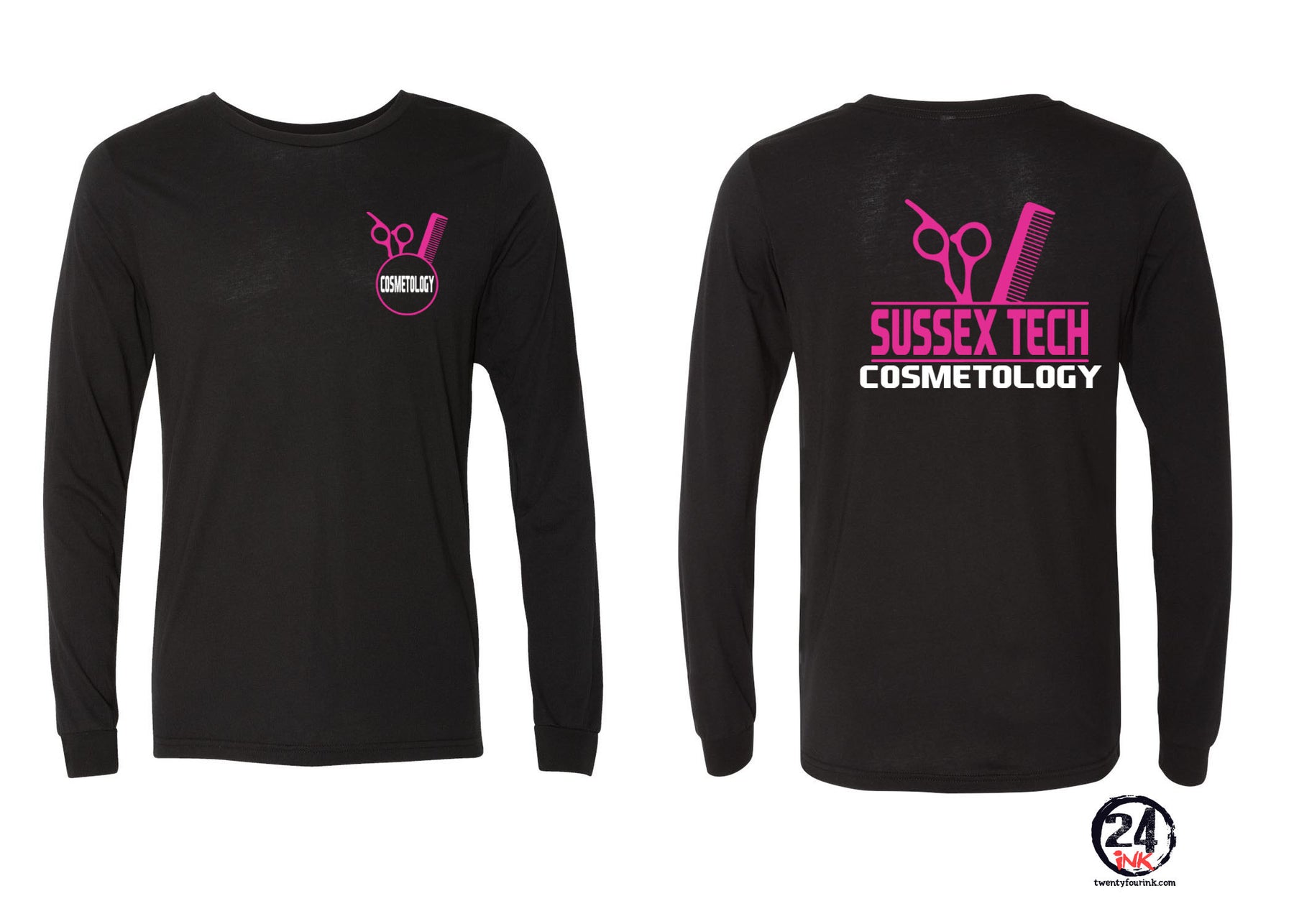 Senior Cosmetology Design 1 Long Sleeve Shirt