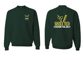 Senior Cosmetology Design 1 Non Hooded Sweatshirt