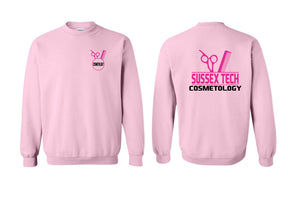 Senior Cosmetology Design 1 Non Hooded Sweatshirt