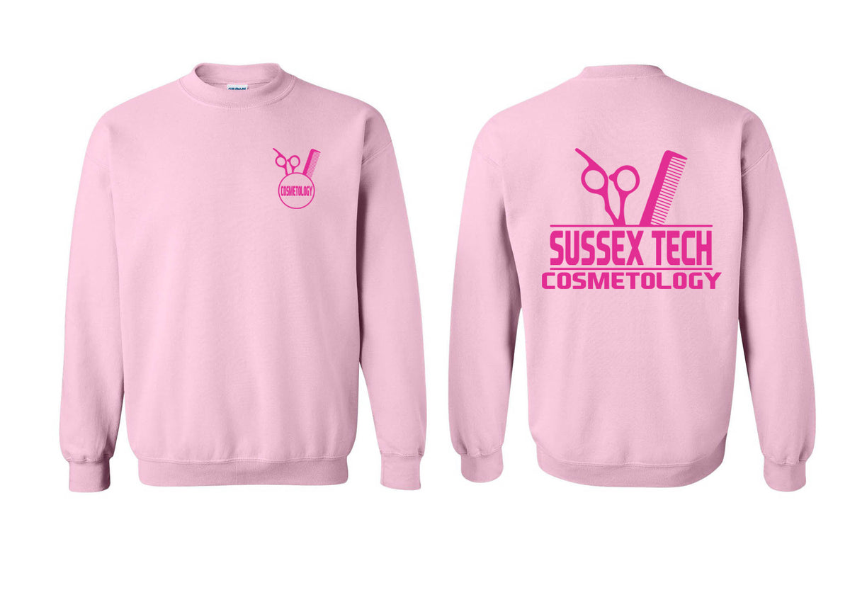 Sussex Tech Cosmetology Design 1 Non Hooded Sweatshirt