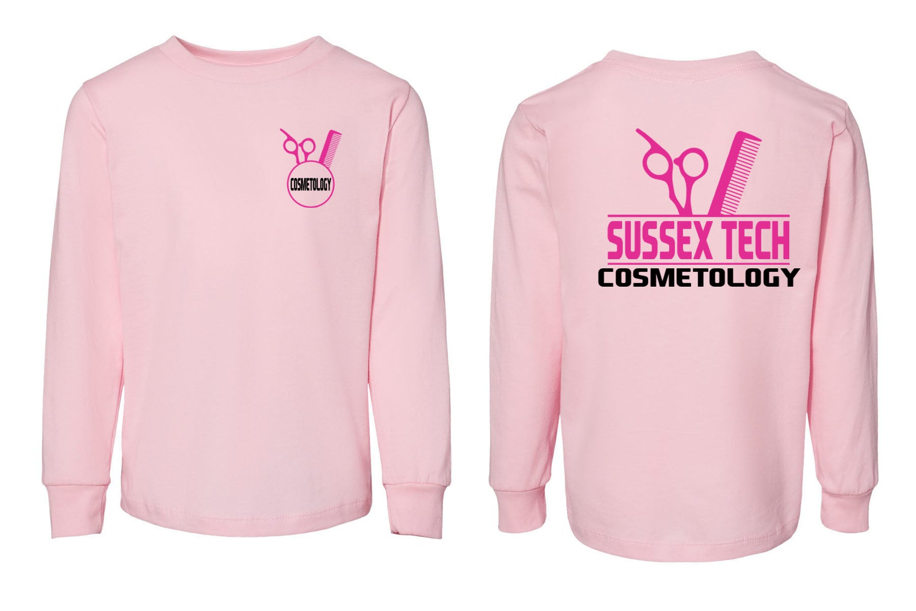 Senior Cosmetology Design 1 Long Sleeve Shirt