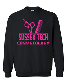 Senior Cosmetology non hooded sweatshirt Design 3