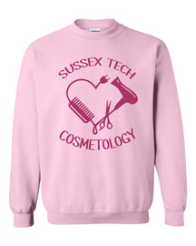Sussex Tech Cosmetology non hooded sweatshirt Design 2